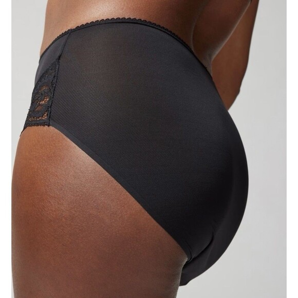 Soma Panty Vanishing Tummy High Waist Brief With Lace in Floral Cream XX-Large - Picture 5 of 6